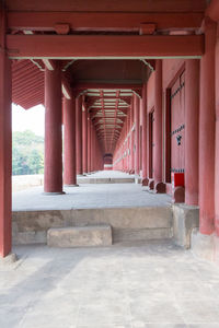 Corridor of building