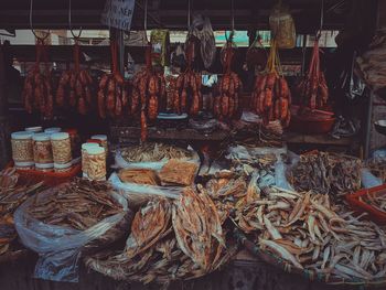 Food at market for sale