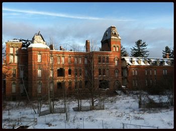 Buildings in winter