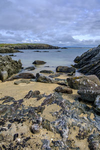 The amazing coastline around rhoscolyn on anglesey, north wales, uk