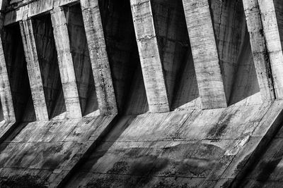 Low angle view of dam