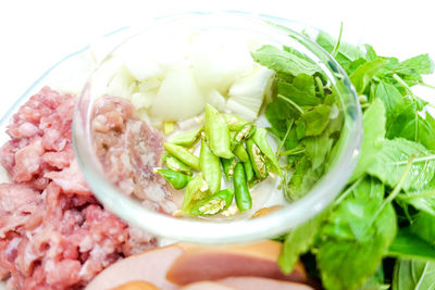 Close-up of salad in bowl