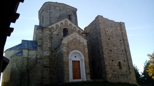 Low angle view of church