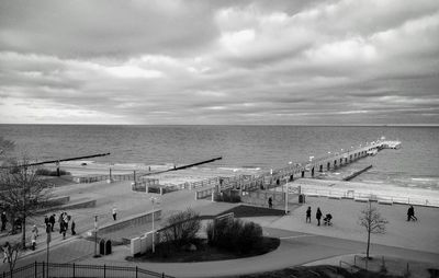 Ostsee szene im winter