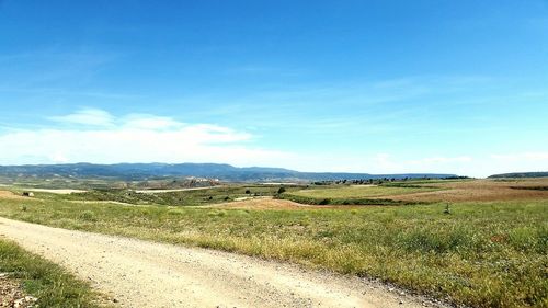 Scenic view of landscape against sky