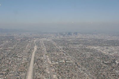 Aerial view of city