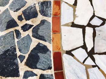 Full frame shot of paving stone