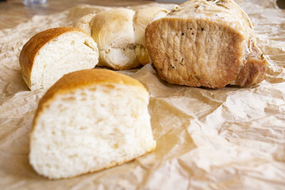 Close-up of bread