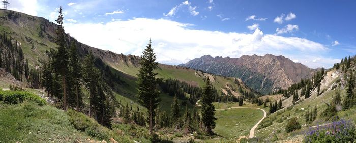 Panoramic view of landscape against sky