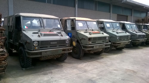 View of cars parked in parking lot