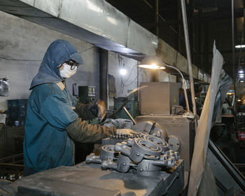 Man working in factory