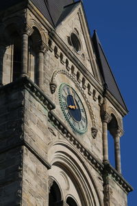 Low angle view of clock tower