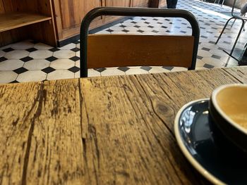 Close-up of coffee on table