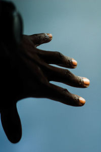 Close-up of hand