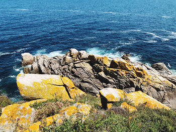 Rocks on beach