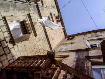 Low angle view of building against sky