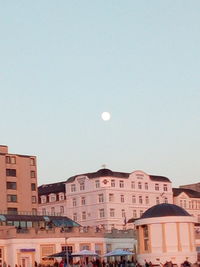 Low angle view of buildings against sky