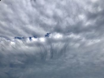 Low angle view of cloudy sky