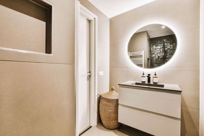 Interior of bathroom