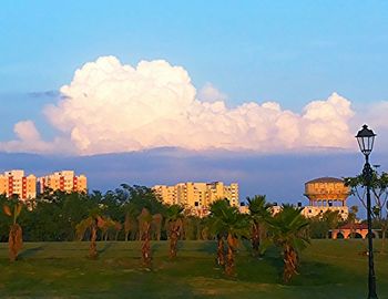 Scenic view of cloudy sky