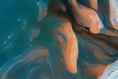 Aerial view of sea