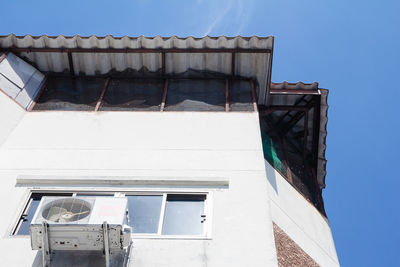 Low angle view of building against sky