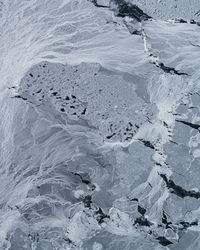 Full frame shot of snow covered landscape