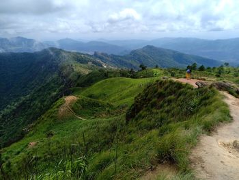 Scenic view of landscape against sky