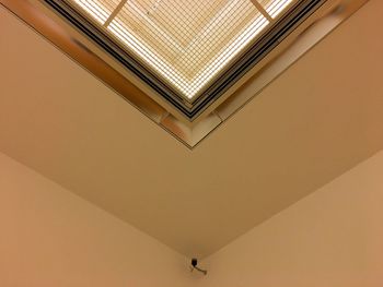 Low angle view of ceiling