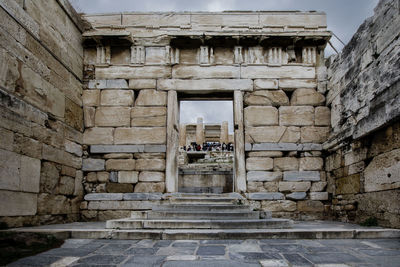 View of old building