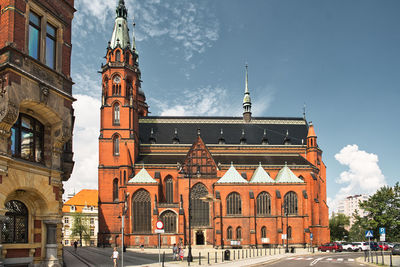 Low angle view of church