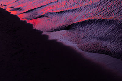 Full frame shot of rock formation in water