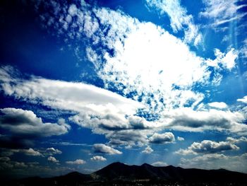 Low angle view of clouds in sky