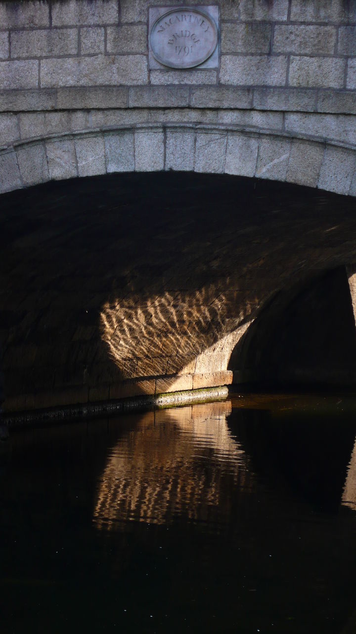 BRIDGE OVER RIVER IN TUNNEL