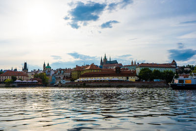 River with buildings in background