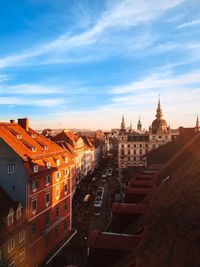 Cityscape against sky