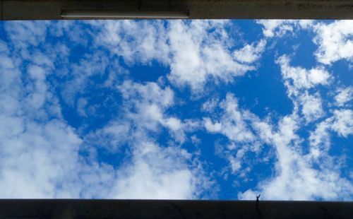Scenic view of blue sky and clouds