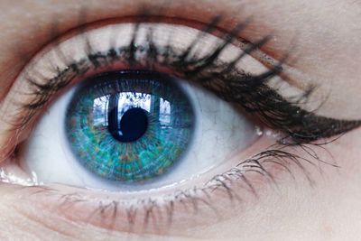 Extreme close-up of woman eye