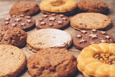 Close-up of cookies