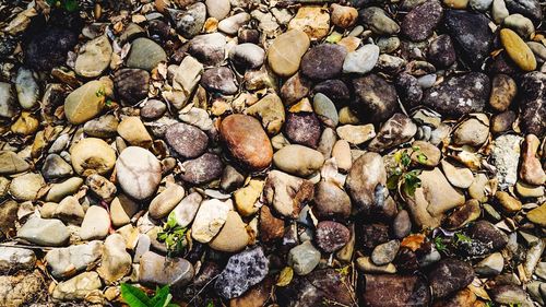 Full frame shot of stones