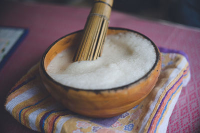 Buku buku tea, a specialty of okinawa, a pretend tea drunk in okinawa prefecture.