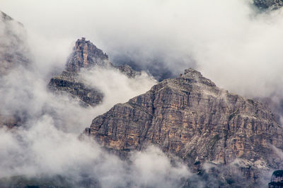 View of smoke stack on rock