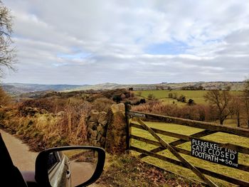Scenic view of landscape against sky