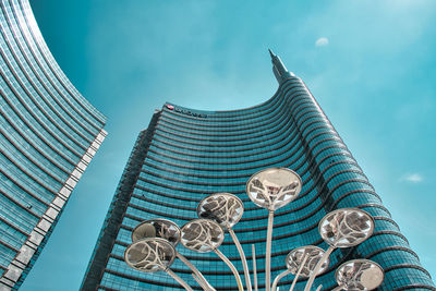 Low angle view of building against sky