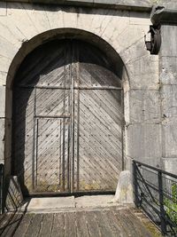 Entrance of old building