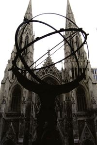 Low angle view of church against sky