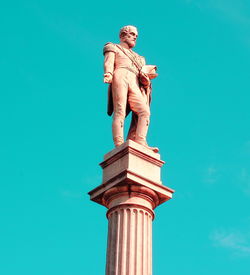 Low angle view of statue