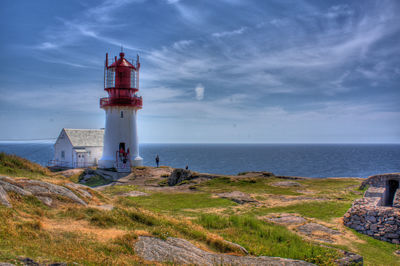 Lighthouse on beach