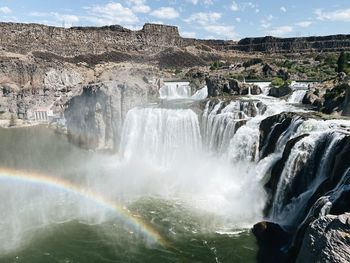 View of waterfall