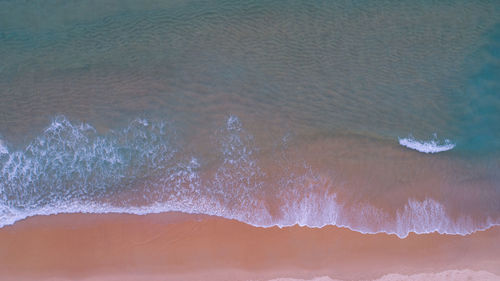 Scenic view of sea during sunset